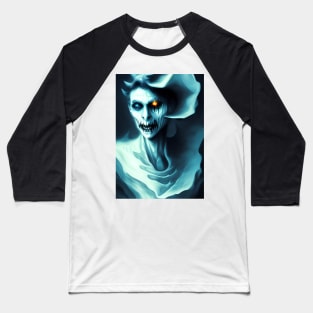 GHOSTLY HALLOWEEN VAMPIRE Baseball T-Shirt